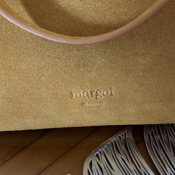 Margot Brown Suede Tote Bag - Picture 3 of 12